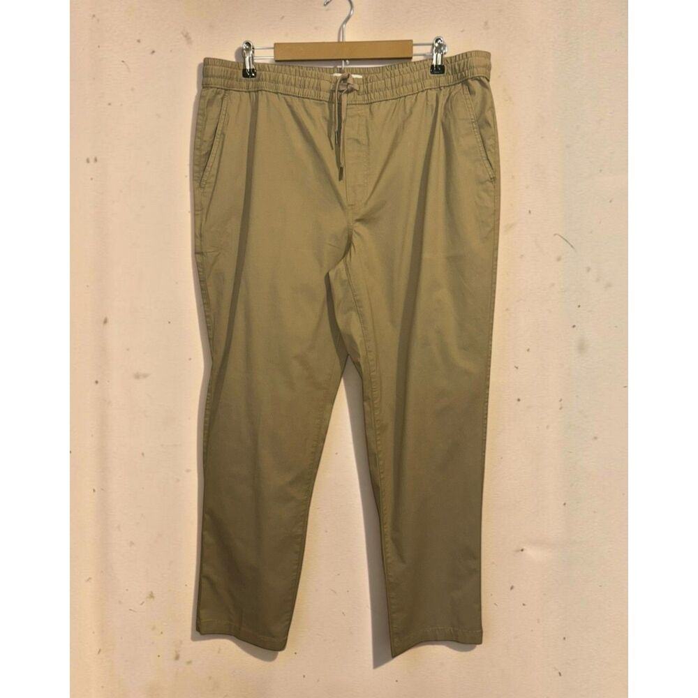 Sonoma Khaki Drawstring Pants Size XL Pull On Chino Jogger Pants